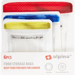 Alpina herbruikbare voedselbewaarzakjes
