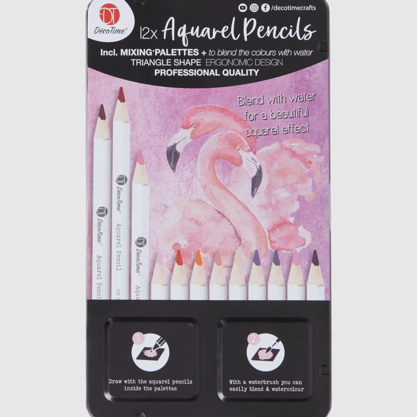 Aquarelpotlodenset