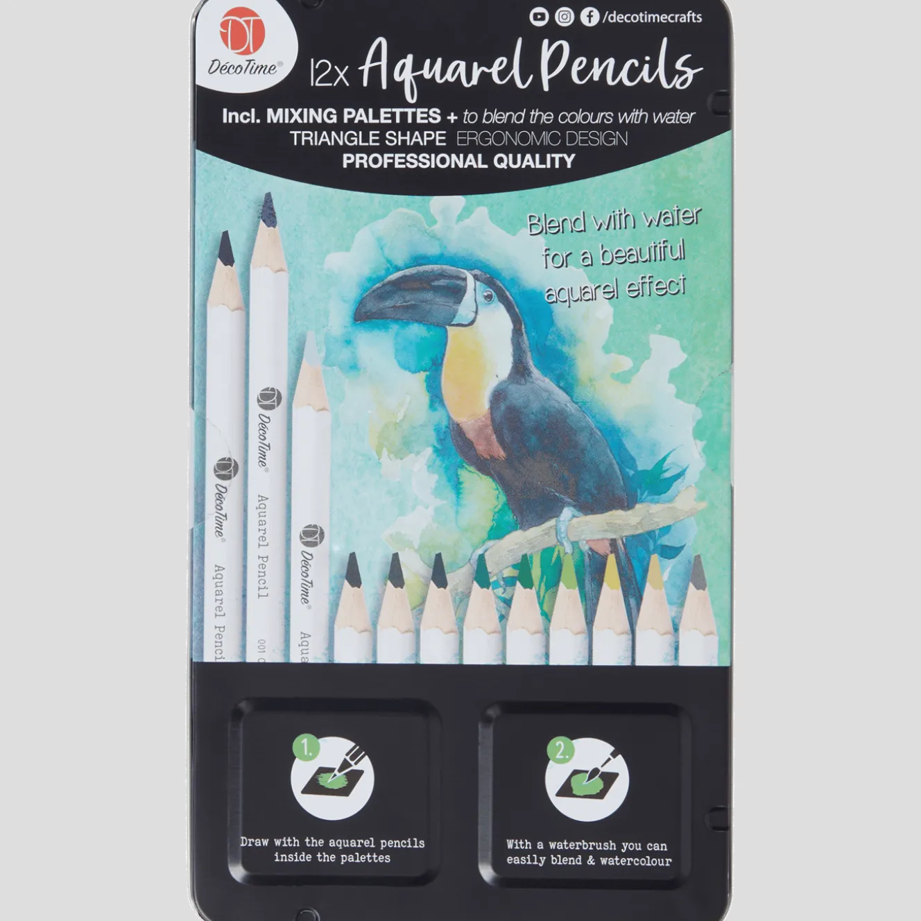 Aquarelpotlodenset