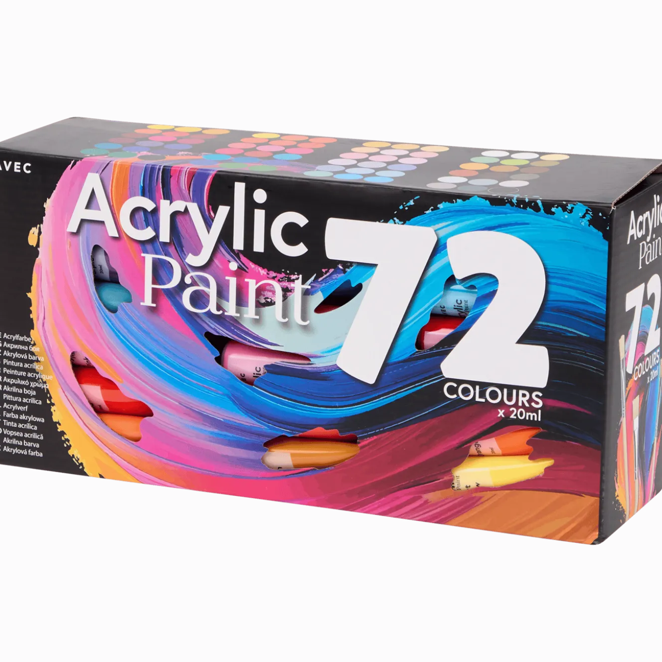 Avec acrylverfset