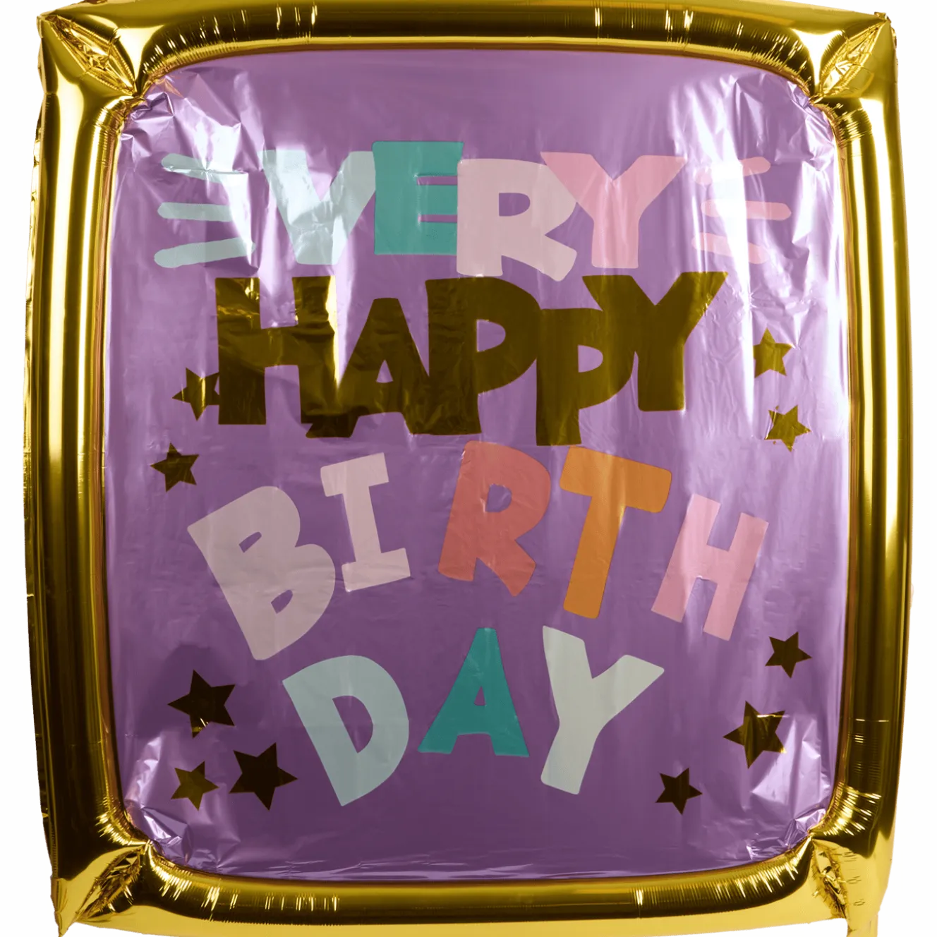 Avec folieballon XL Happy Birthday