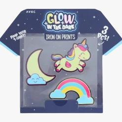Avec glow-in-the-dark strijkpatches