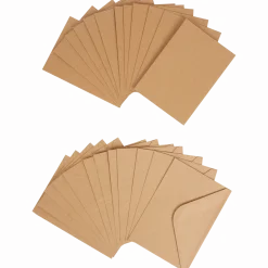 Avec kraftkaarten en -enveloppen