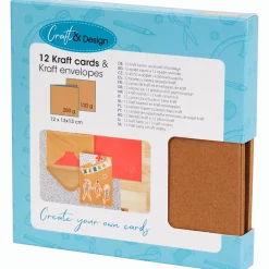 Avec kraftkaarten en -enveloppen