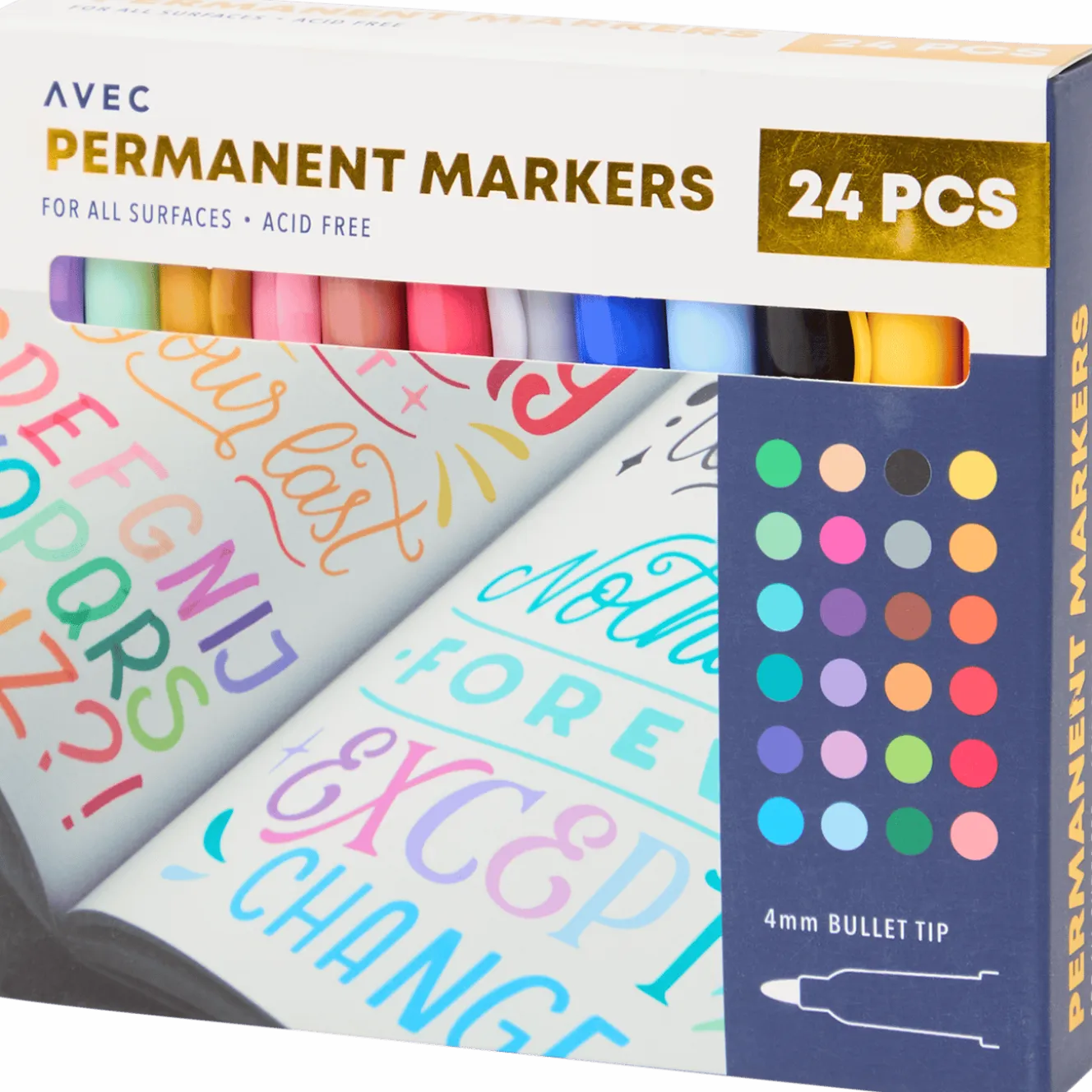 Avec permanent markers