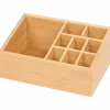 Bamboe make-up organizer