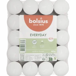 Bolsius theelichten wit