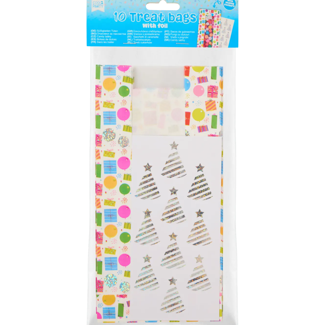 Cool2Party traktatiezakjes met stickers