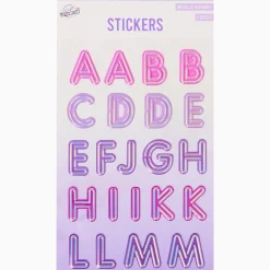 Craft Universe alfabet stickers