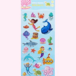 Craft Universe Glitter Bubble stickers