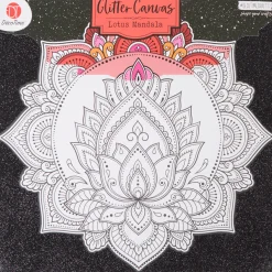 DécoTime kleur je eigen glitter-canvas