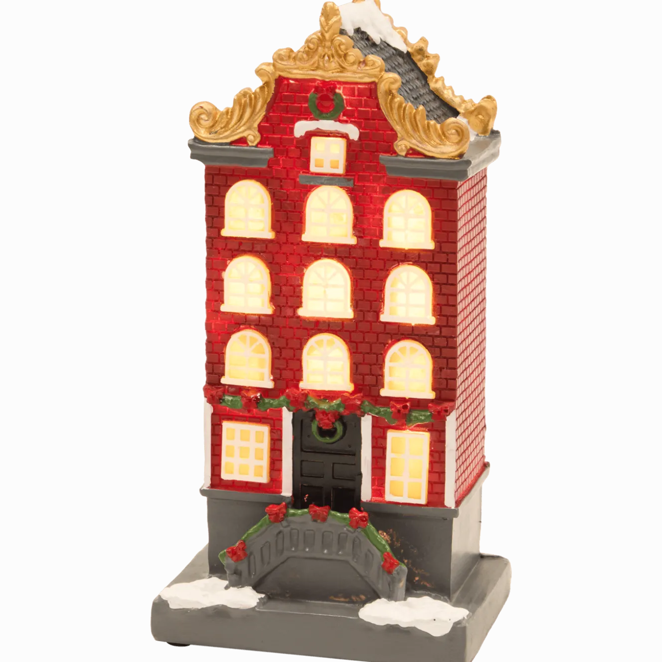 Decoratief huisje met ledlicht