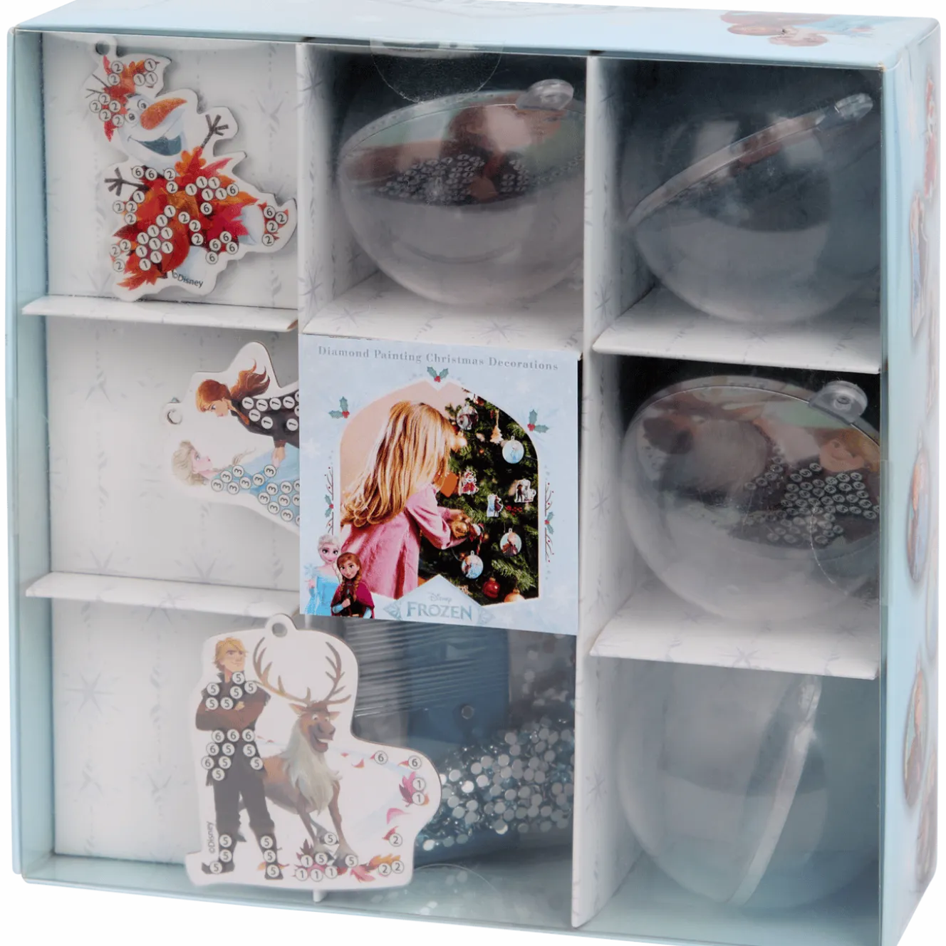 Disney diamond painting kerstballen