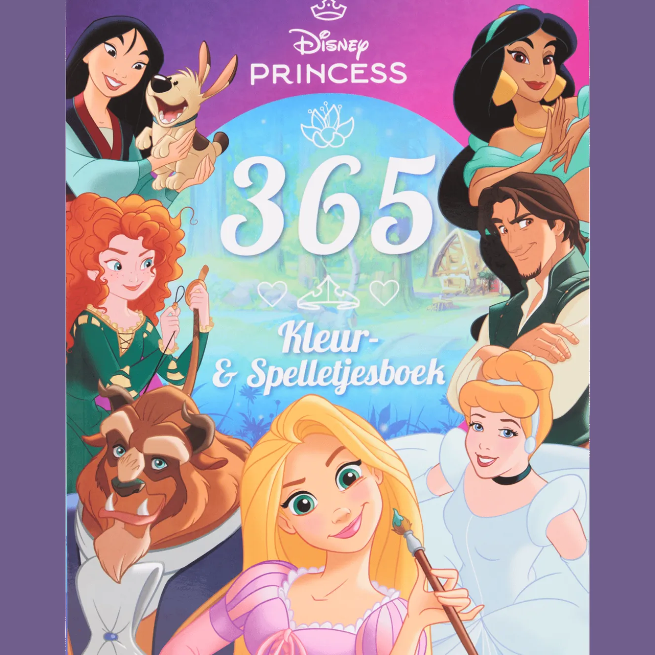 Disney spelletjes- en kleurboek