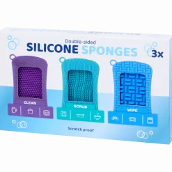 Dubbelzijdige siliconen sponzen