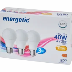 Energetic ledlampen E27