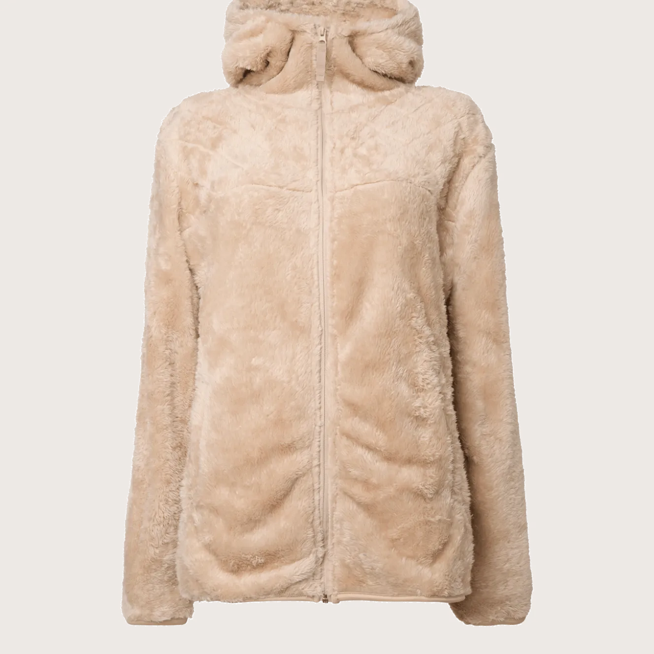Fleecevest met capuchon