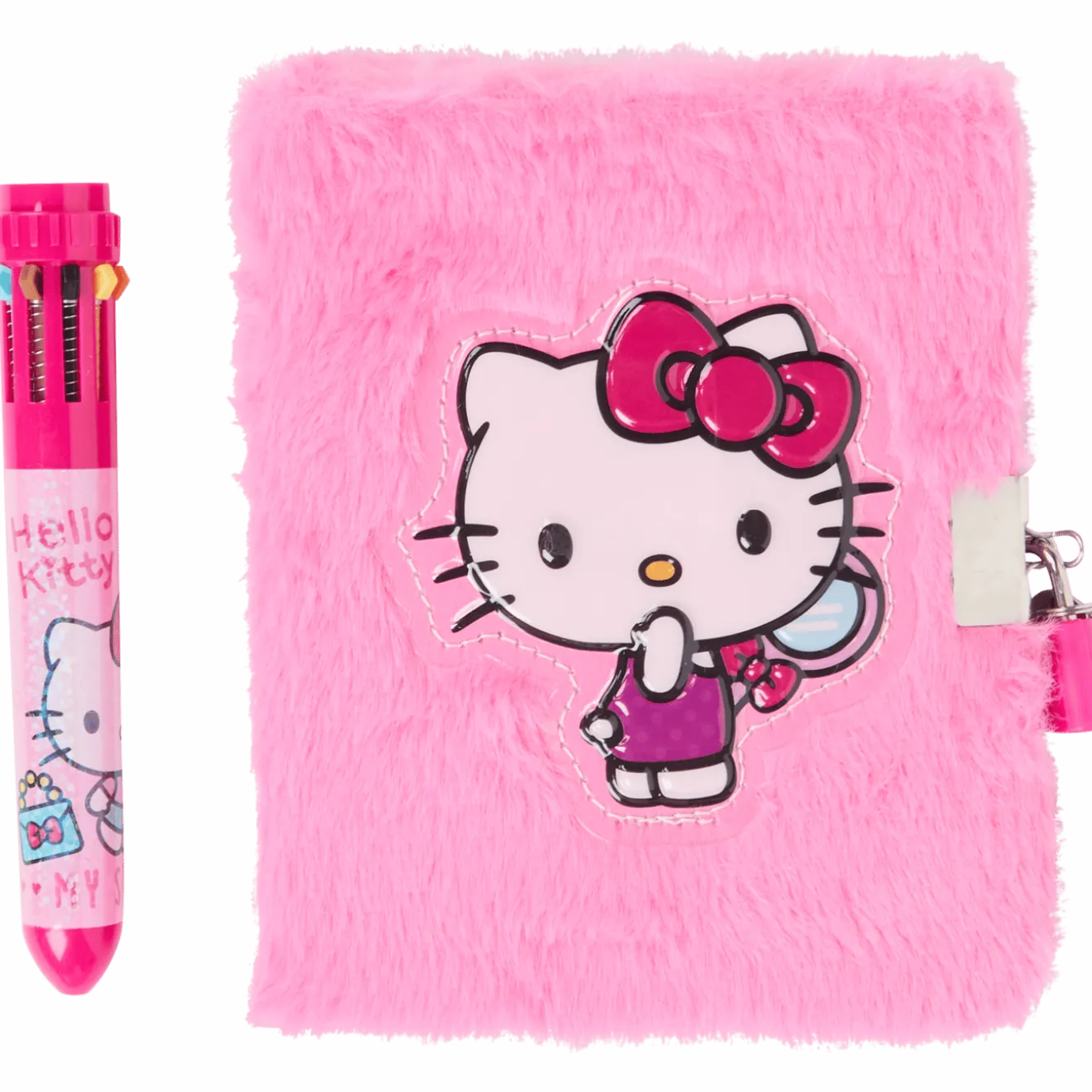 Fluffy dagboek met slot