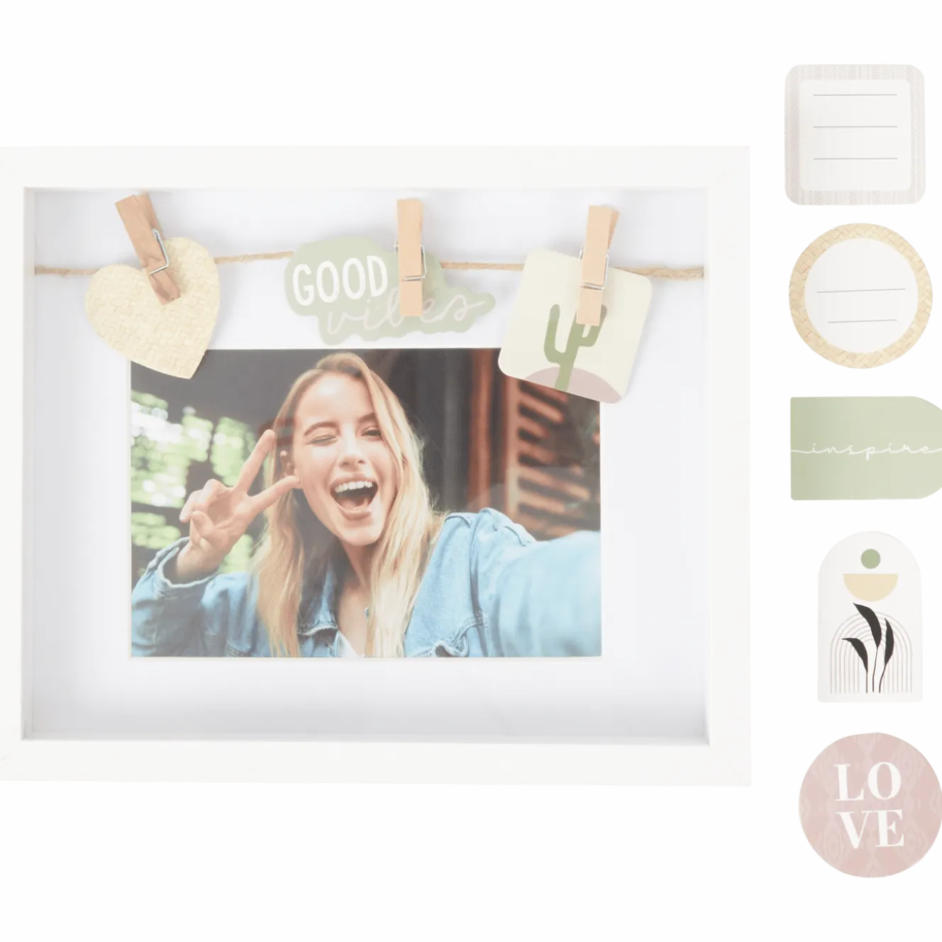 Fotolijst met tags