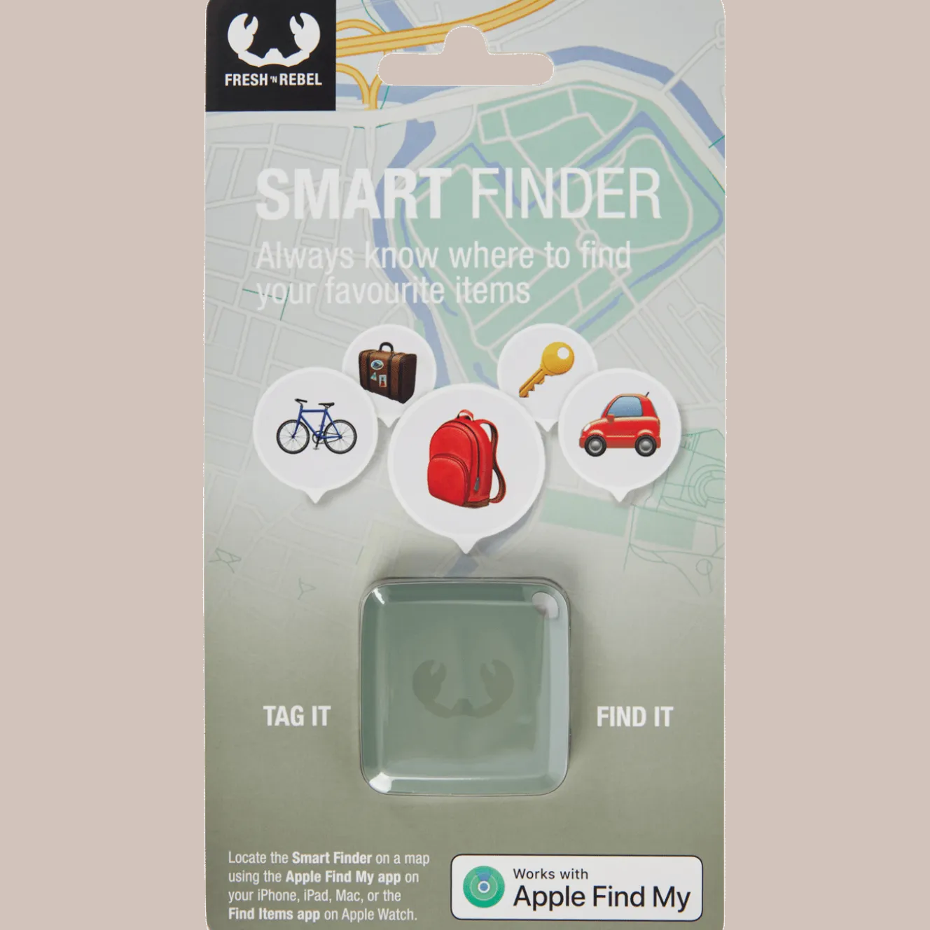 Fresh ’n Rebel smart finder