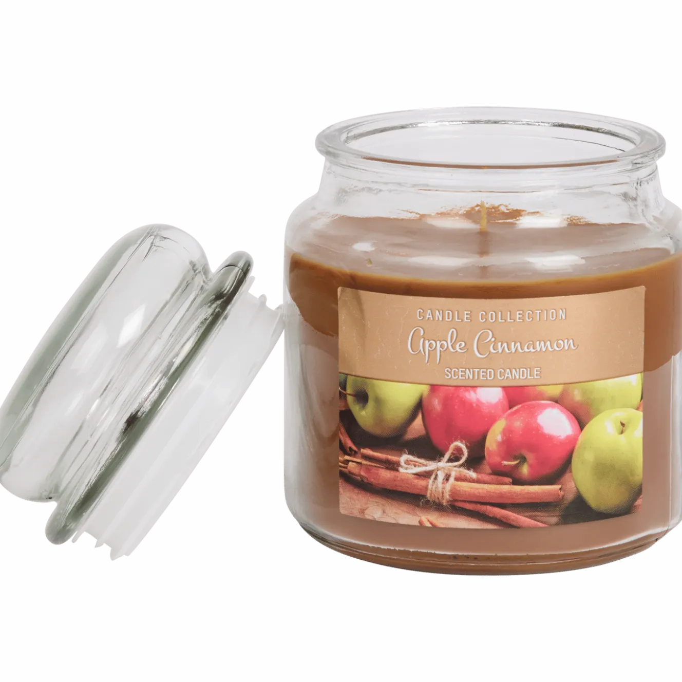 Geurkaars in glazen pot