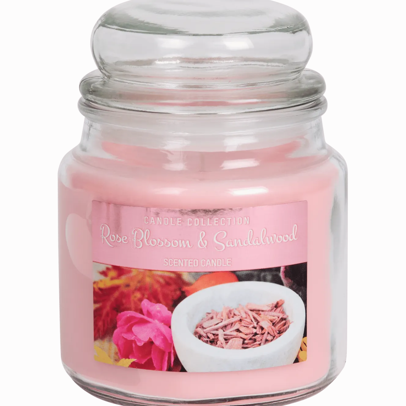 Geurkaars in glazen pot
