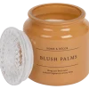 Geurkaars in glazen pot
