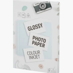 Glanzend fotopapier