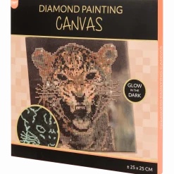 Glow-in-the-dark diamond painting