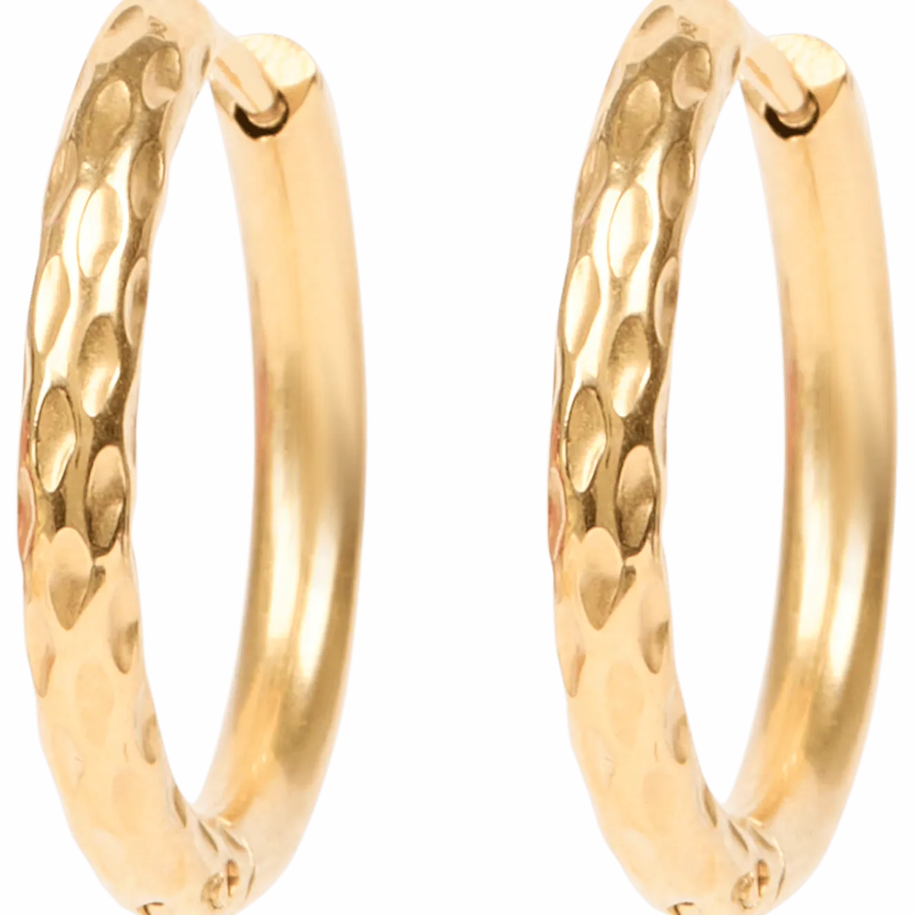 Gold plated oorbellen
