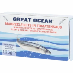 Great Ocean makreelfilet in tomatensaus