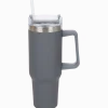 Grote thermosbeker met rietje