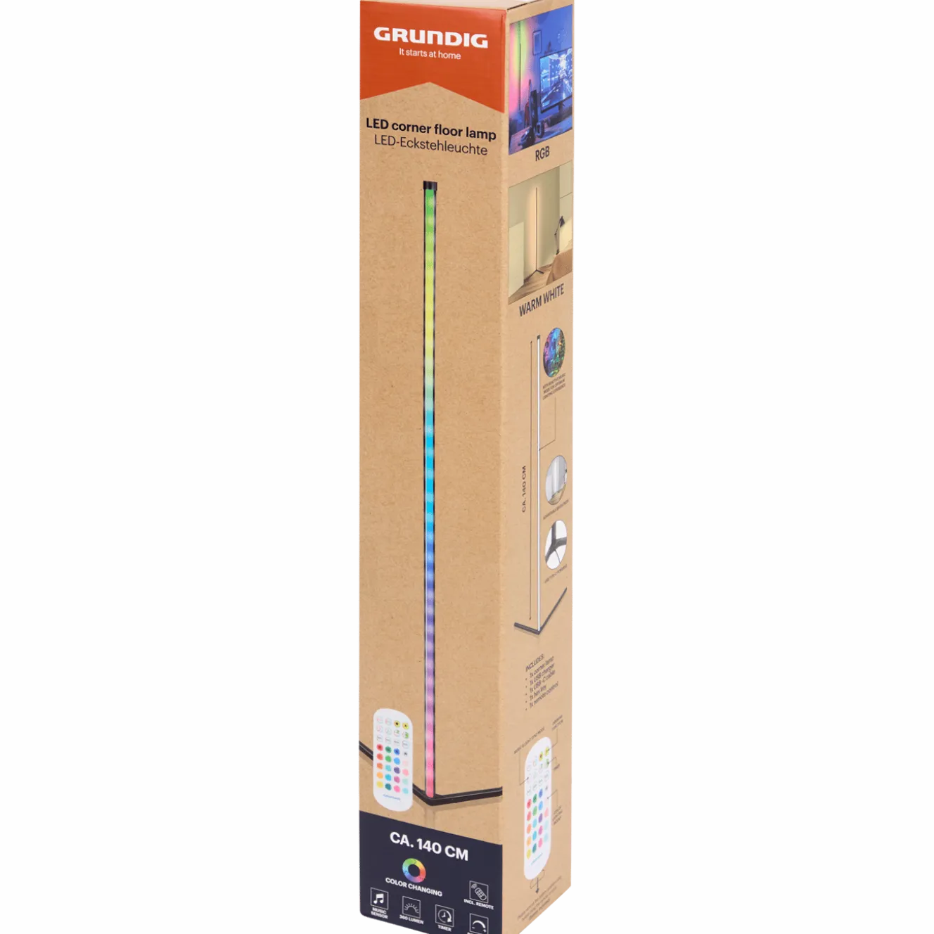 Grundig led-vloerlamp
