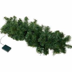 Guirlande dennentakken met led