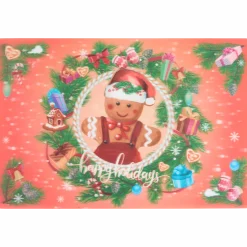 Holografische placemat Kerst