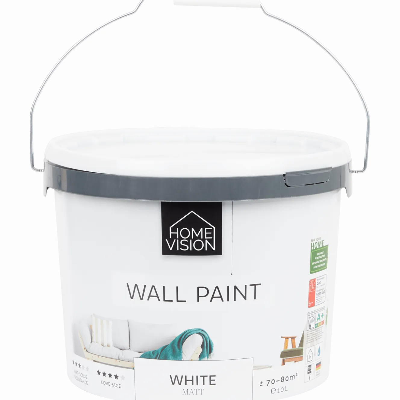 Home Vision matte muurverf wit