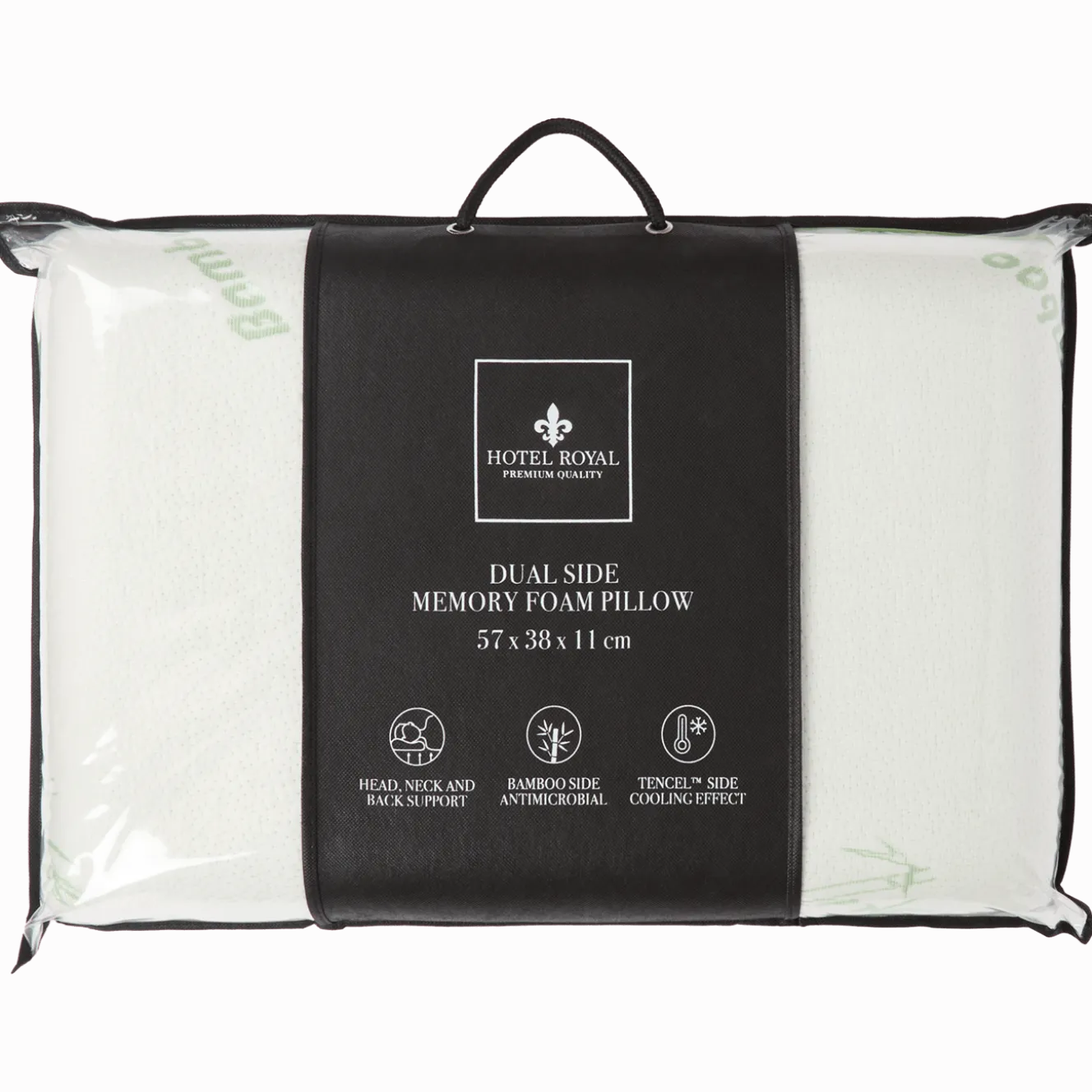 Hotel Royal dubbelzijdig kussen met memoryfoam