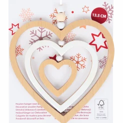 Houten kersthanger