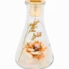 Kaarsenhouder met droogbloemen
