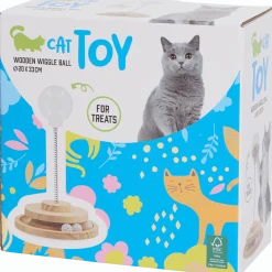 Kattenspeeltje met balletjes