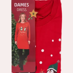 Kerstjurk met print