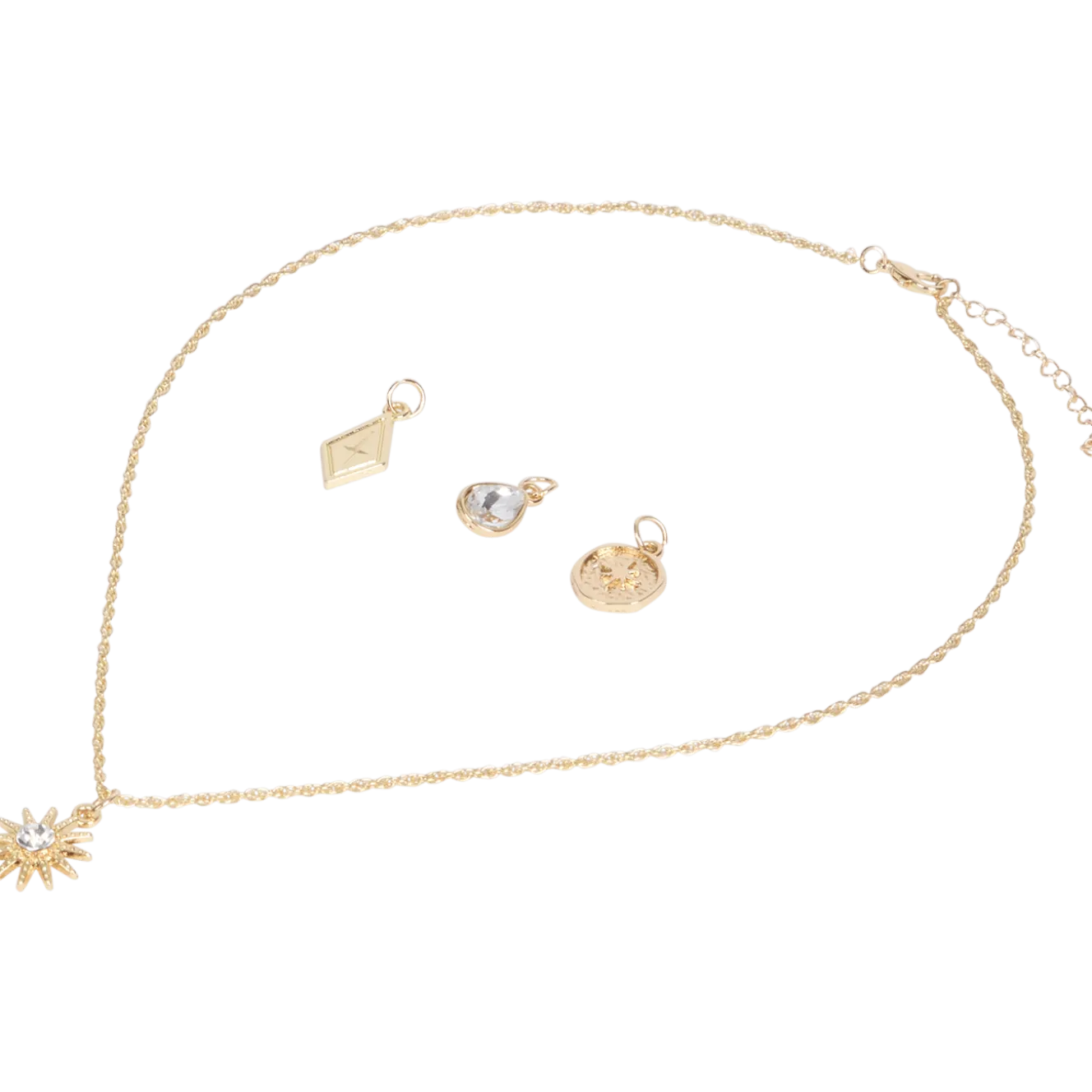 Ketting met verwisselbare hangers