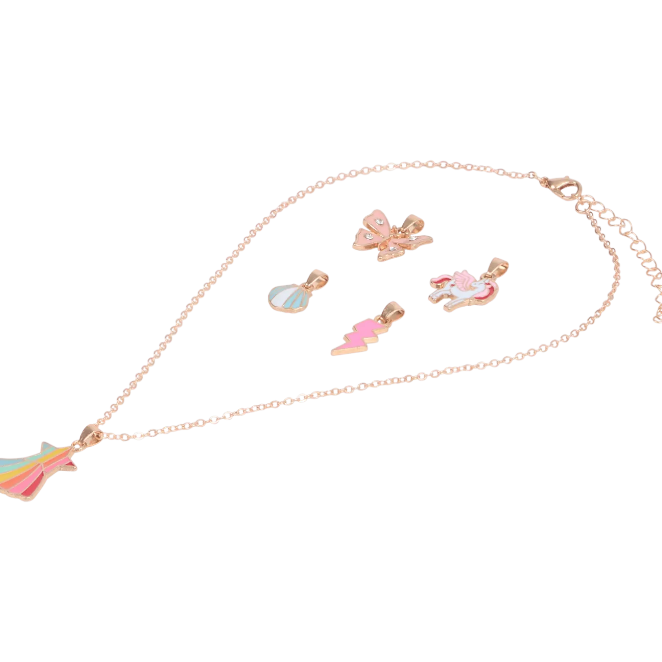 Kinderketting met verwisselbare hangers