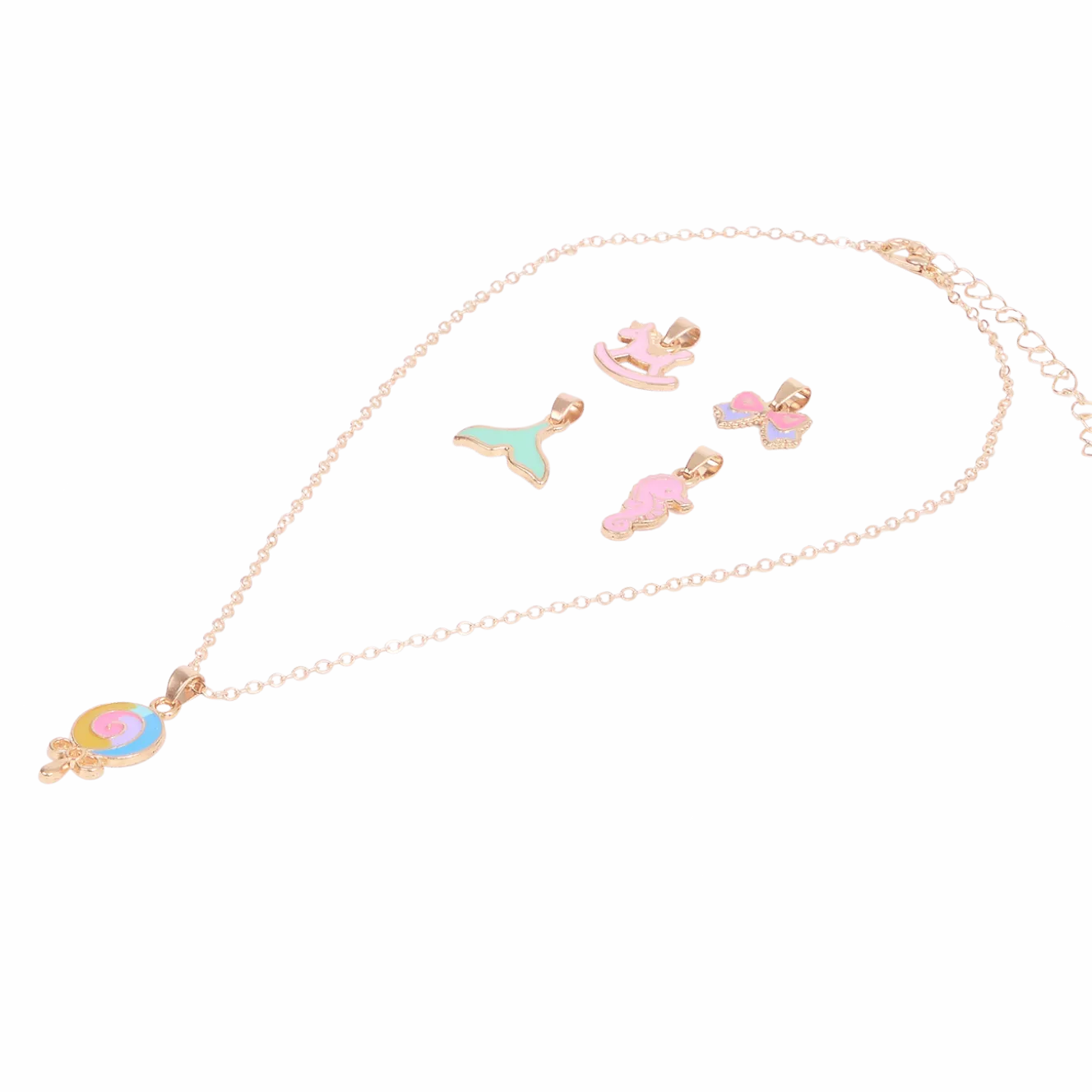 Kinderketting met verwisselbare hangers