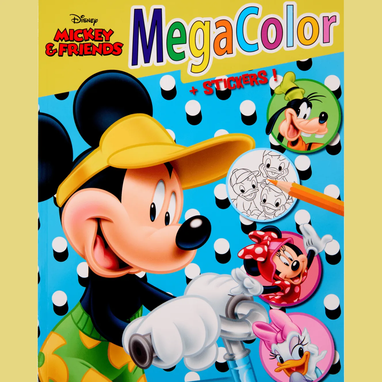 Kleur- en stickerboek