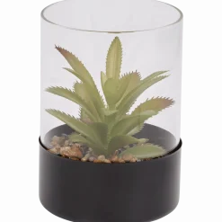 Kunstvetplant in glazenpot