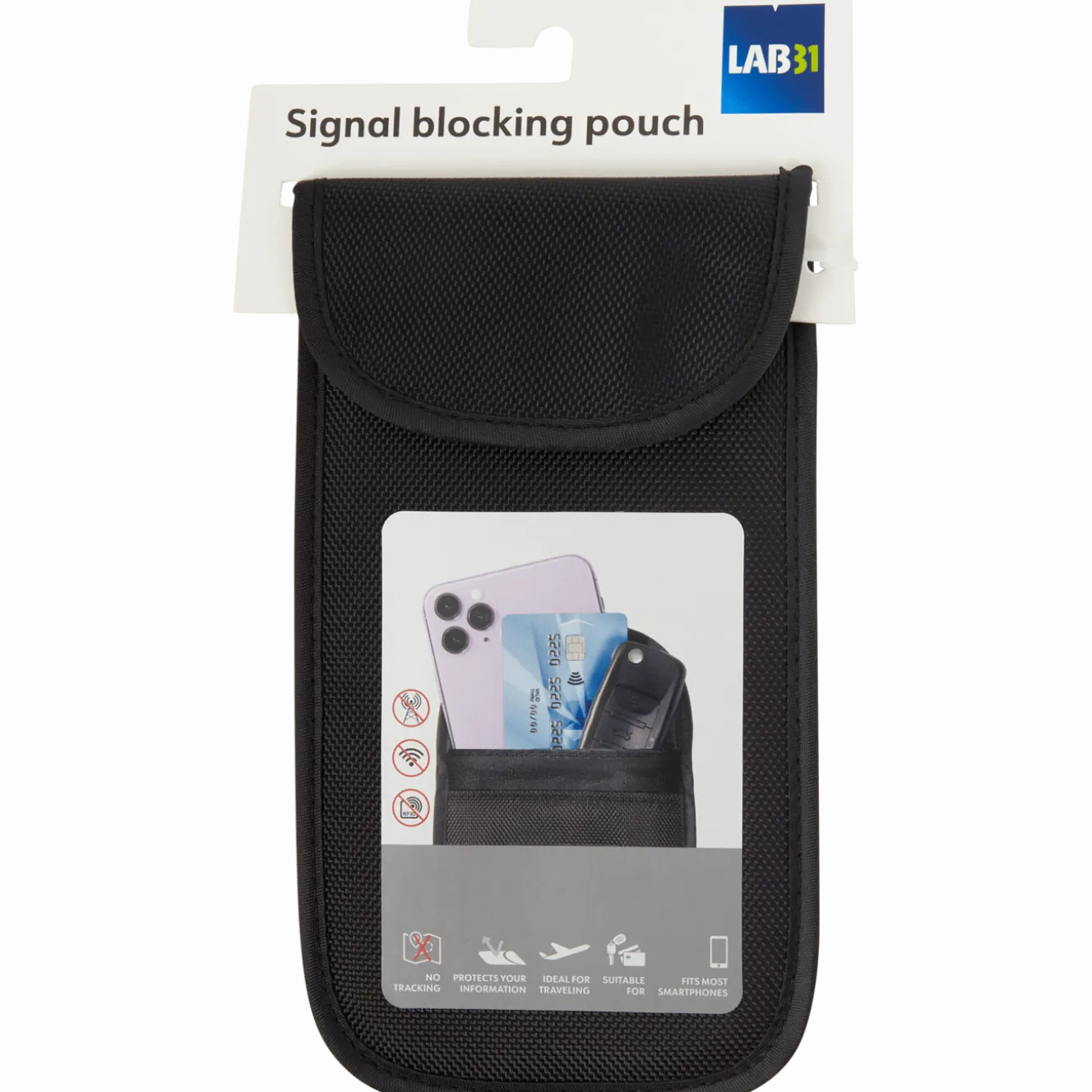 Lab31 telefoonhoesje met signaalblokkering