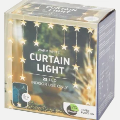 Lichtgordijn met sterren