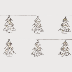 Lichtslinger met kerstbomen of sterren