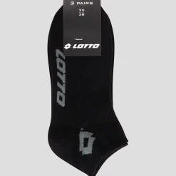Lotto sneakersokken zwart